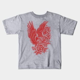 Eagle and Roses 1.4 Kids T-Shirt